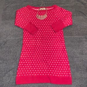 Lambswool juicy dress and necklace